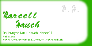 marcell hauch business card